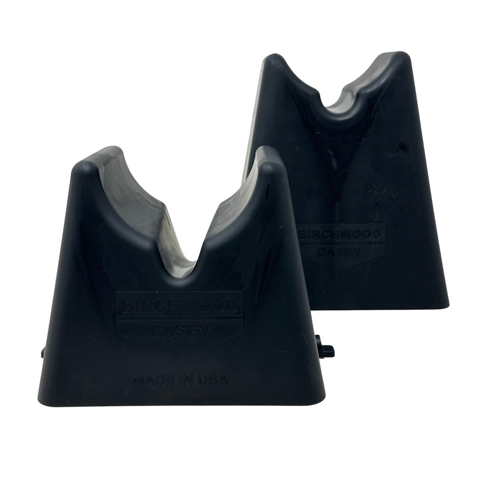Birchwood Casey Nesting Rest Set Front and Rear Shooting Rifle Support Black USA